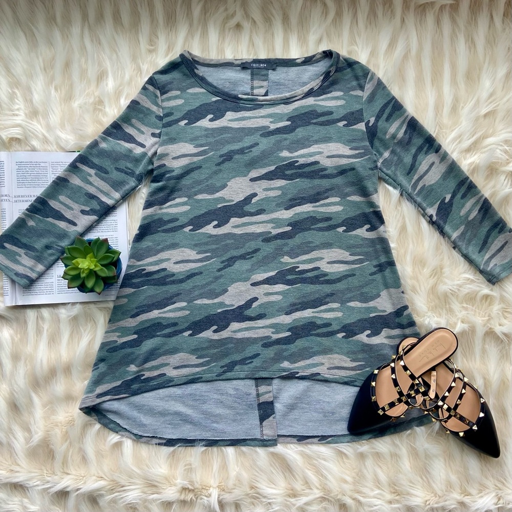 COIN 1804 | 3/4 Sleeve Tunic Top